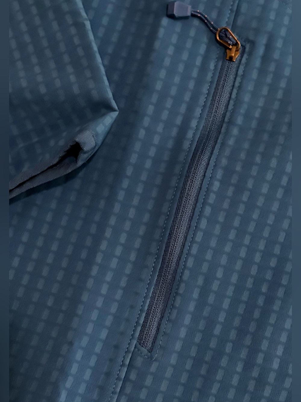 $129 Eddie Bauer Sandstone Grid Blue Jacket Men’s Size: Large - Picture 5 of 8